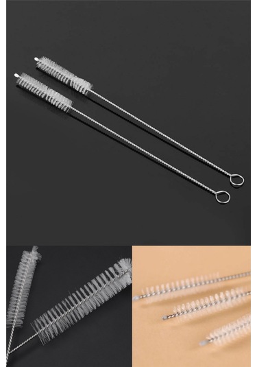 Pratik Cam Ve Metal Krom Pipet Temizleme Fırçası Pipet Temizlik Fırçası - 1 Adet