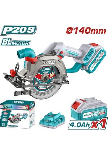 Total Tslı14021 P20S Li-Ion 20V 4.0Ah Akülü Daire Testere