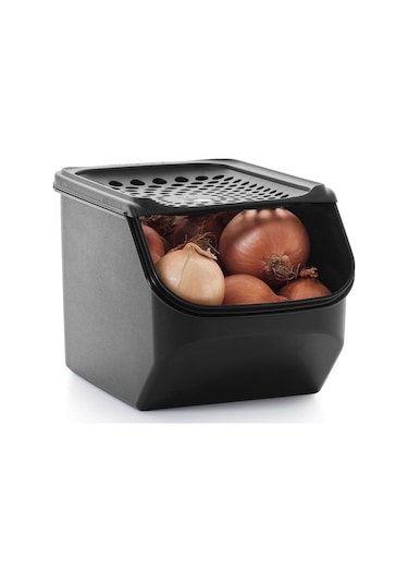 Tupperware Soğan/sarımsak Saklayıcı 3l Siyah