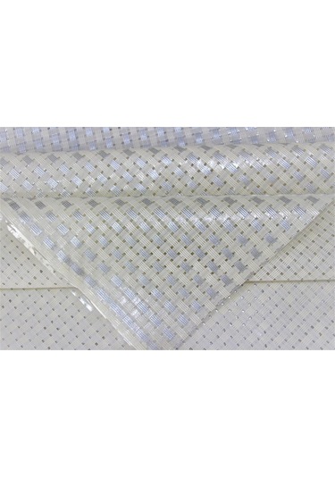 Pvc Şeffaf Kaplama Silinebilir Masa Örtüsü Hasır-476-gri