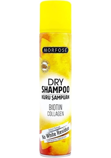 Morfose Biotin & Collagen Açık Renkli Saçlar için Kuru Şampuan 200 ML
