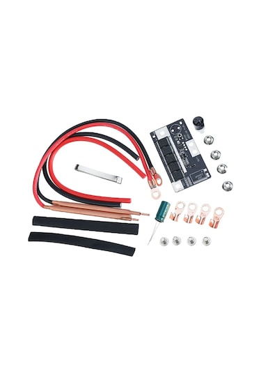 Vkemall Punta Kaynak Makinesi 12v Dıy Taşınabilir Nokta Kaynak Makinesi Hücre Depolama Pcb Devre Kartı Siyah