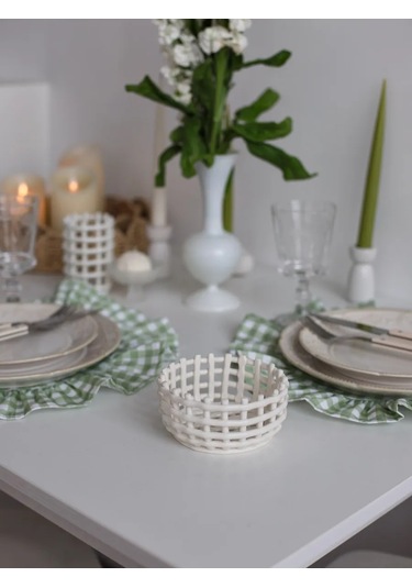 Home Lovers Seramik Meyve Saklama Sepeti 450927582 Sütlü