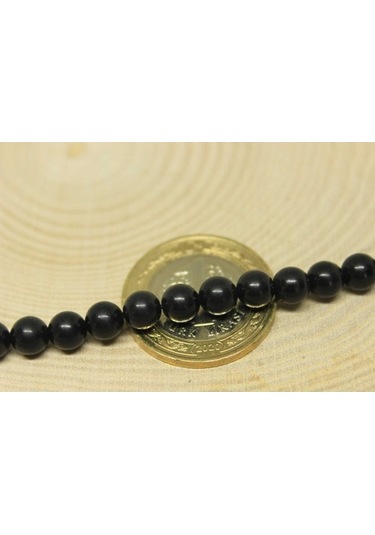 Shungite (Şungit) Taşı Dizi 6Mm