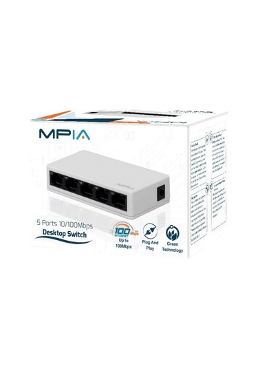 Concord MPIA S5 5 Ports 10/100 Mbps Masaüstü Switch