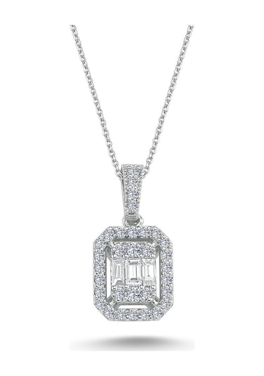 Pirnus Diamond Baget Kolye 14 Ayar Altın Gramı : 1.94