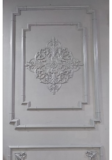 Bronz 4 Lü Set Çıta Uyumlu Dekoratif M Köşe Motifi