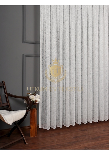 Örümcek Desen Örme Tül Perde 1141