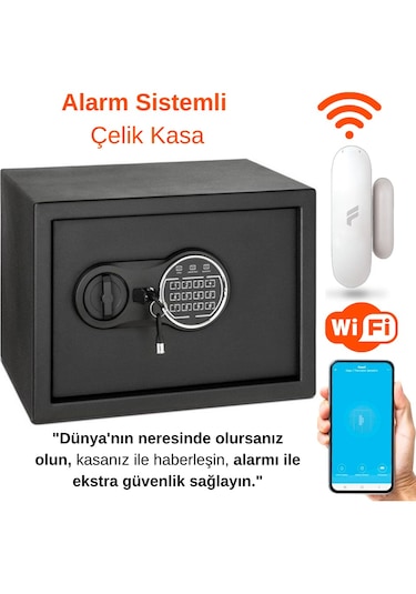 Kd060-60-130 Elektronik Şifreli Çelik Kasa Alarm Sistemli Çelik Kasa Akıllı Çelik Para Evrak Kasası