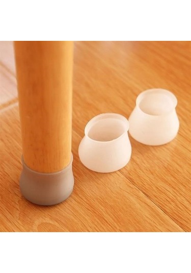 8 Adet Silikon Masa Ve Sandalye Ayağı İçin Kaydırmaz Ev Gereçleri