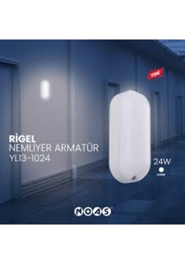 24w Noas Rigel Nemliyer Armatür Beyaz Işık Beyaz