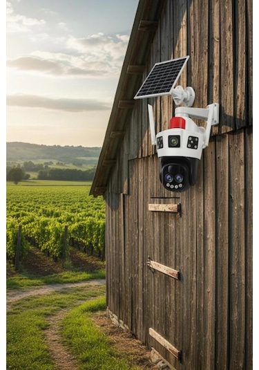 Okam 6010 4g E Sim Özellikli Solar 10x Optik Zoom Kamera