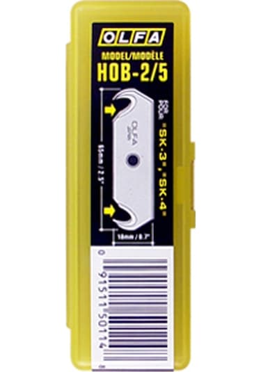 Olfa Hob-2/5 Emniyetli Maket Bıçağı Yedeği 5 Li Tüp