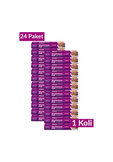 Alüminyum Folyo 15 Mt 24 Paket 1 Koli