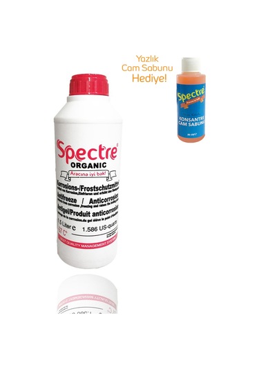 '-40 Spectre Kırmızı Antifriz 1.5 Lt Yazlık Cam Sabunu
