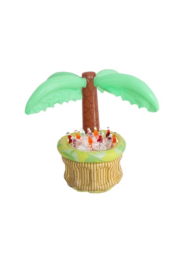 Mufunye Hafif Pvc Ağac Şekilli Sıcakken Serinletici, Deniz/pool Partileri İçin İçecekler Ve Buz Saklama Kabı, Havalandırılabilir Taşınabilir