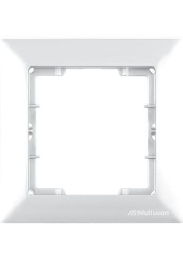 Mutlusan Candela Tekli Çerçeve Beyaz