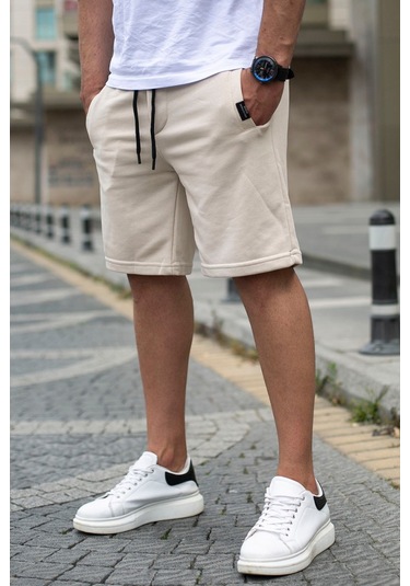 Madmext Madmext Bej Regular Fit Şort 4842-bej Bej