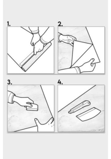 Ahşap Görünümlü Kendinden Yapışkanlı Kaplama Folyosu 5 Metre