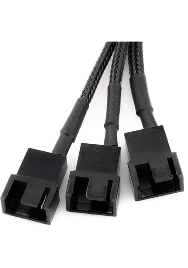 Sata Fan Power Kablosu 3 Port Y Pin Pwm Çoklayıcı Splitter Fan Ka