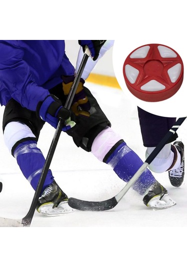 Homyl Buz Hokeyi Topu Açık Hava Yedek Oyun Sporları Kırmızı Kırmızı