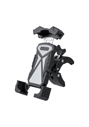 Rogfer Dış Mekan Bisiklet Mekanik Kilitli Telefon Tutucu Gri Gri Gri