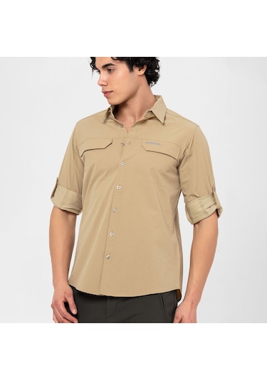 Merrell Merrell Gusto Erkek Kahverengi Gömlek 13601 Camel