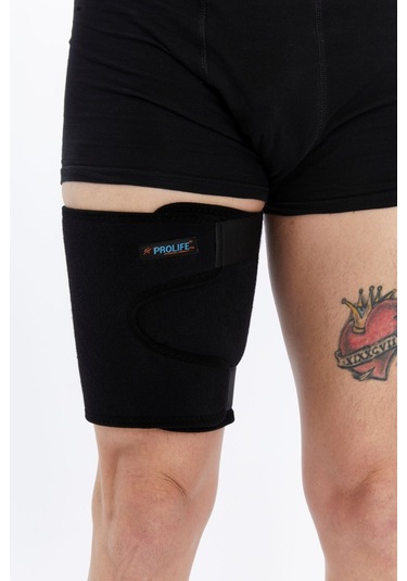 Prolife Ortopedi Ayarlanabilir İçin Üst Baldırlık Bağ Zedelenmesi Ameliyat Sonrası Sporcu Darbe Koruyucu Siyah