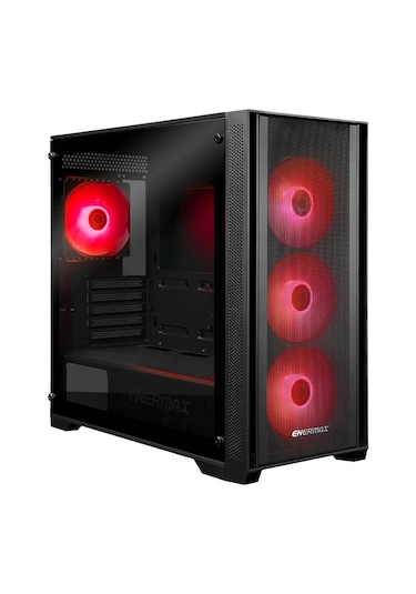 Enermax StarryFort SF70F ARGB Temperli Cam USB 3.0 Mid Tower mATX + MAXPRO III 700W Gaming Kasa