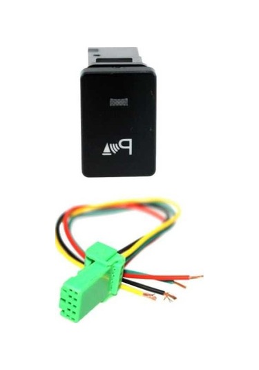 Trendooze Suntek 4 Kutuplu Buton Anahtarı, Mavi Led Park Etme Anahtarı