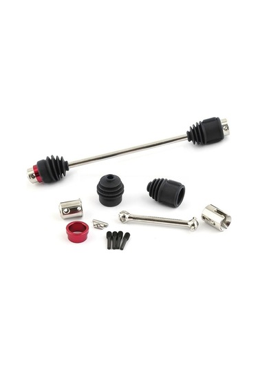 Didadodo Traxxas E-maxx 1/10 Rc Araç Çelik Merkez Şaft Takımı Siyah, 2 Parça