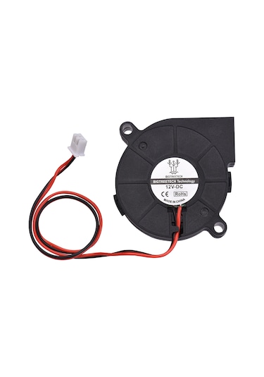 Geekyou Bıgtreetech 5015 Soğutma Fanı 12v 50x50x15mm 3d Yazıcı Parçası Yağlı Rulmanlı 1 Adet