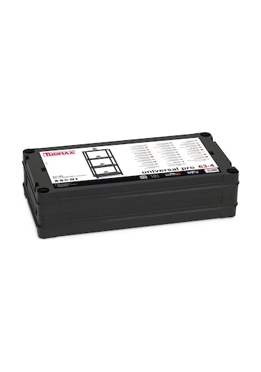 Toomax 4 Katlı Plastik Raf Dolap Siyah