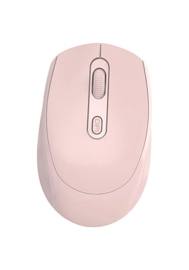 Kablosuz Optik Fare 2.4ghz Bluetooth Çift Modlu Usb Fare Yüksek Hassasiyetli 1600dpı Ergonomik Tasarım Bilgisayar Faresi Pembe