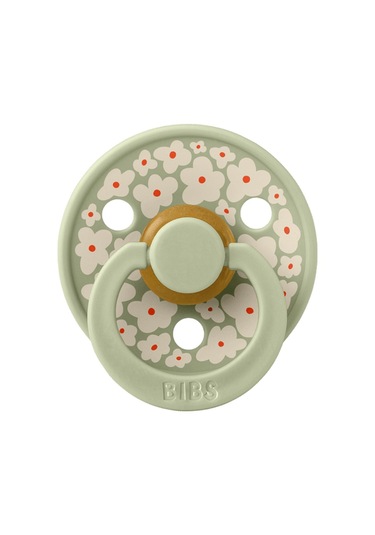 Bibs Studio Colour Jasmine Field Kauçuk Emzik / Sage 0-6 Ay Karışık Çok Renkli