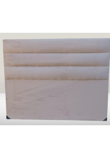 Başlık 90344 Dk Çift Kişilik 120'lık Yatay Dilimli Tay Tüyü Krem Kumaş El Yapım