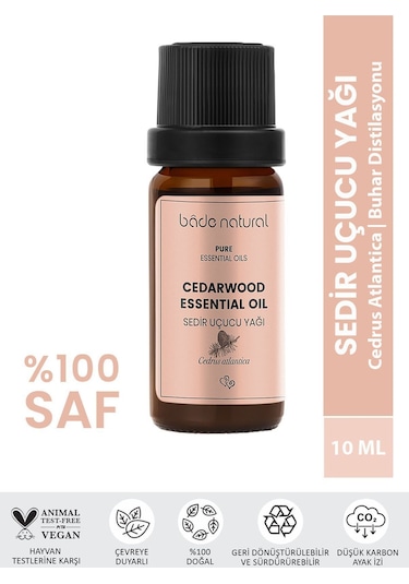 Bade Natural Sedir Ağacı Uçucu Yağı %100 Saf 10 ML