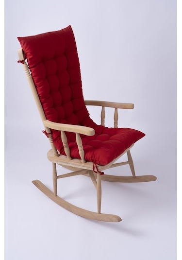 Lüx Sallanan Sandalye Minderi Selen Bağcıklı 120x50cm Sadece Minder Kırmızı