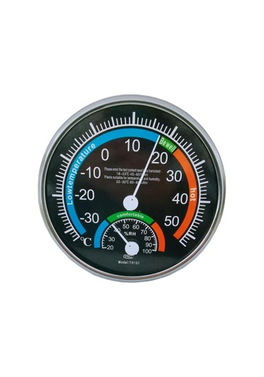 Dinosaurs Bahçe Ofisi Ev Termometresi Higrometre Ekipmanları Siyah