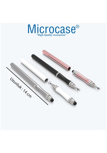 Telefon Tablet 2in1 Disk Uçlu Stylus Pen Dokunmatik Kalem -AL3464