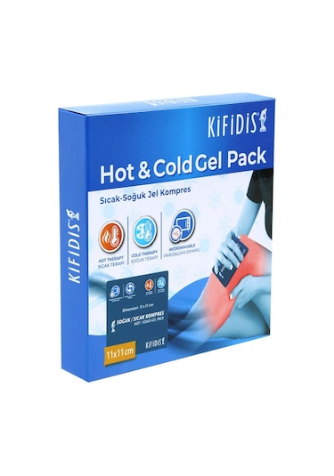 Kifidis Sıcak - Soğuk Jel Kompres 11 X 11 Cm Mavi