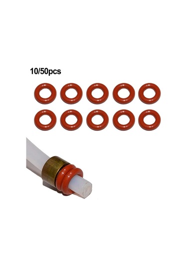 Gıda Sınıfı Silikon O-halkalar Kırmızı Bira Grubu Dayanıklı 50pcs