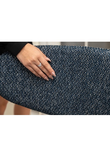 Rapsodi Beyaz Ahşap 6'lı Mutfak Salon Yemek Odası Sandalyesi