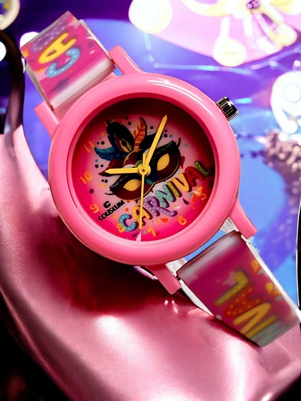 Coliseum Renkli Ve Figürlü Özel Kutulu Çocuk Kol Saati Ft.cls.ck14 Çok Renkli