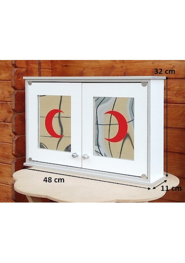 Ahşap Lüks Ecza Dolabı