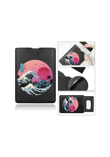 GubisiStore Wave004-14 İnç-Laptop Çantası Kılıf Kapak İçin Macbook Uyumlu Air Pro 13 Funda 11 13 14 15 Inç Dizüstü Bilgisayar Kıl