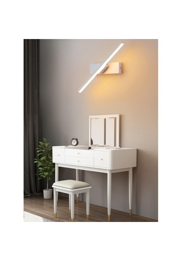 Suntek Modern Dönen Duvar Lambası Ev Yatak Odası Merdiven Koridor Beyaz Sıcak Işık