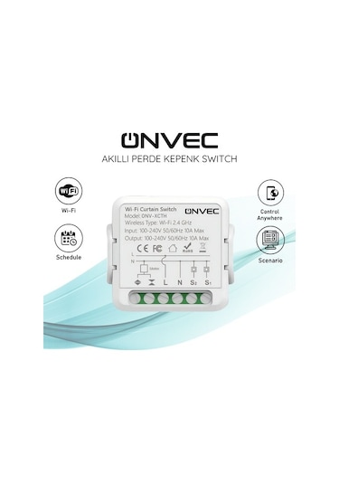 Onvec Smart Perde / Kepenk Swich