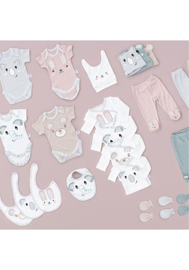 Gezenbebe Hero Bebek Hastane Çıkış Seti 6 Parça Organik