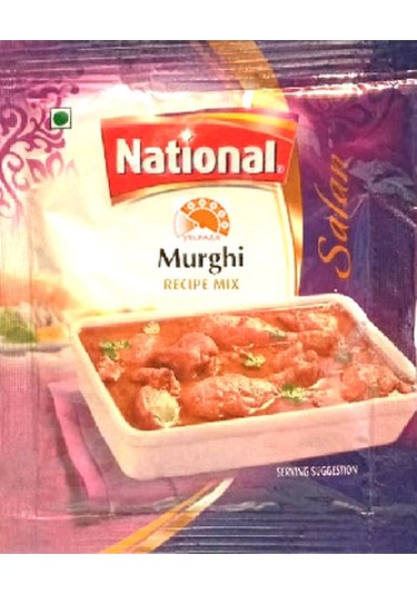 National Murghi Hint Masala Tavuk Yemeği Baharatı 22 G